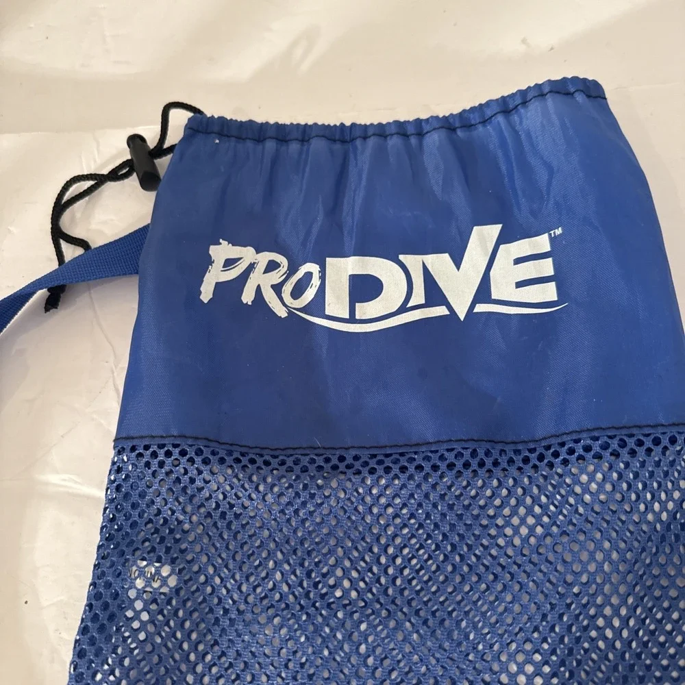 ProDive Blue Mesh Gear Bag-Cinch Cord-18.25